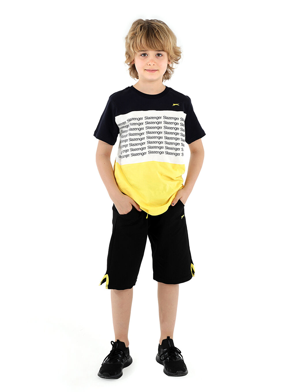 PARS Erkek Çocuk Tişört Beyaz / Lacivert-3