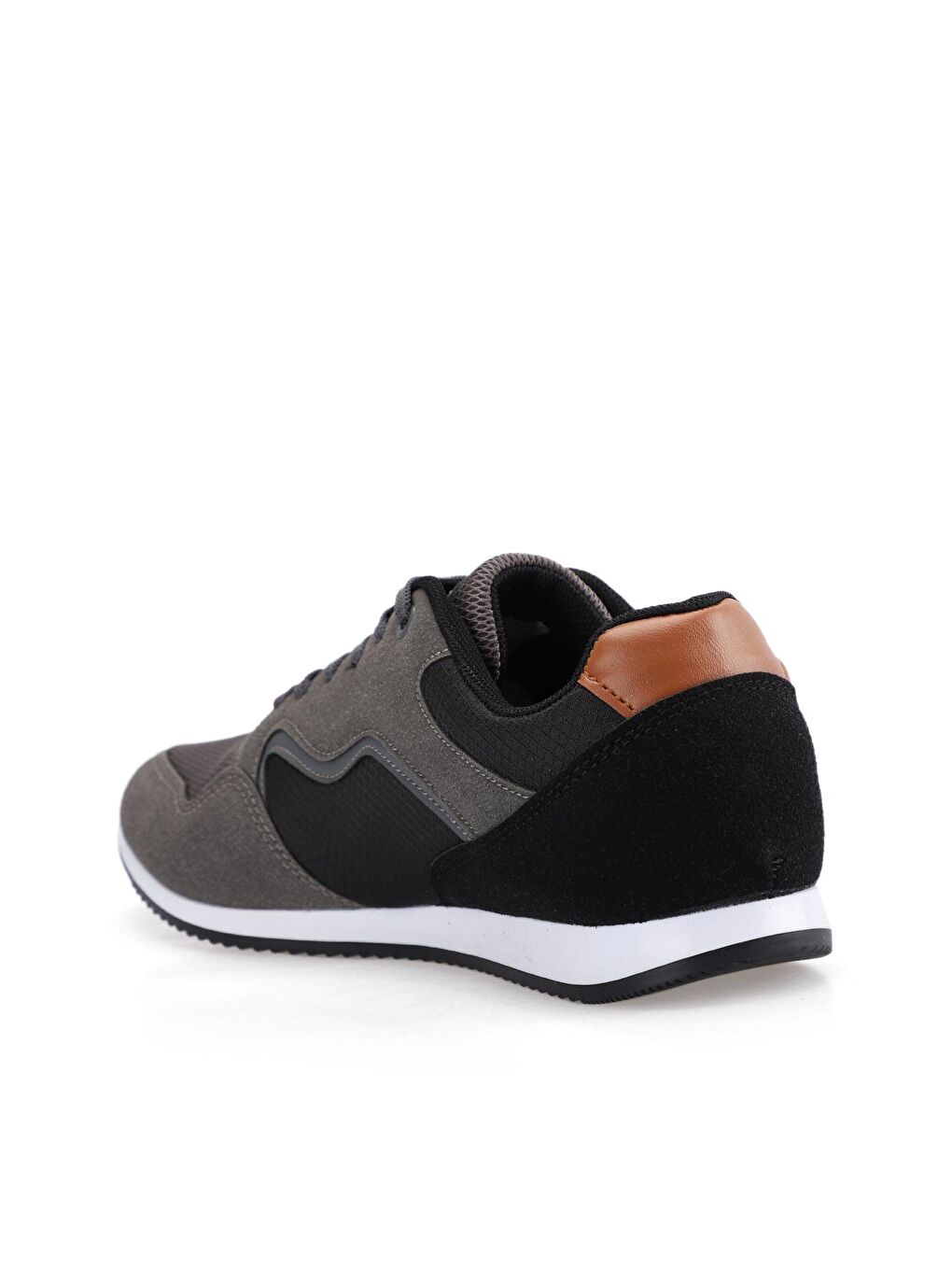 DAVY I Sneaker Erkek Ayakkabı Koyu Gri-2