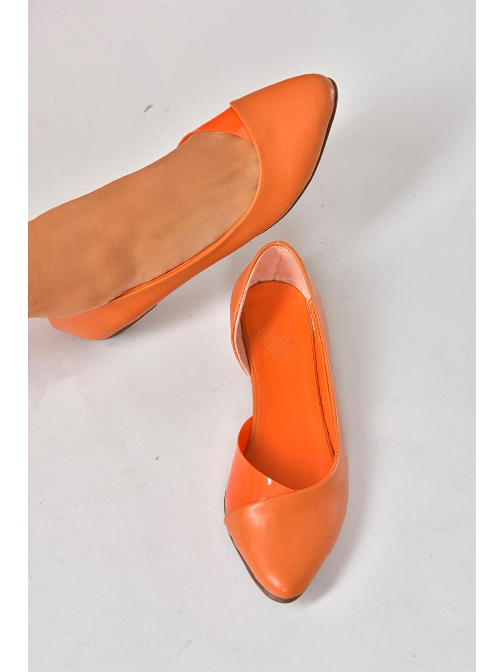 Turuncu Günlük Kadın Babet P726143009-1