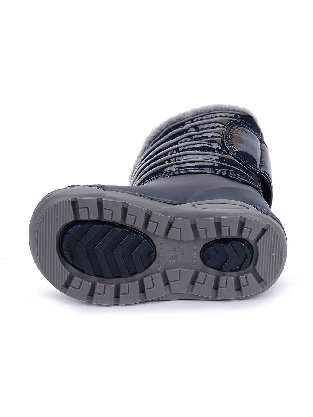 Lacivert Topo Skı Charol Erkek/Kız Çocuk Su Geçirmez Kar Botu W10168-5