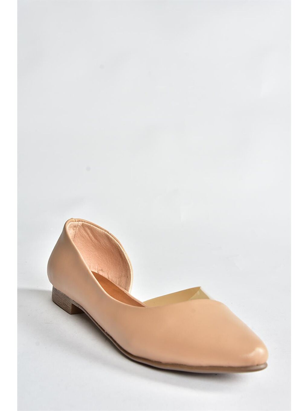 Fox Shoes Bej Ten Günlük Kadın Babet P726143009 - 4