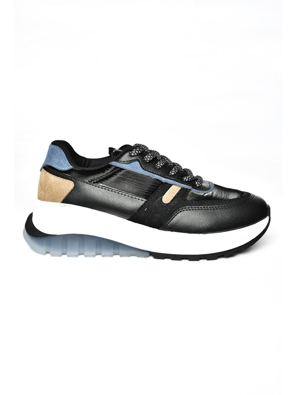 Fox Shoes Siyah R3129119 Siyah Kadın Sneaker - 4