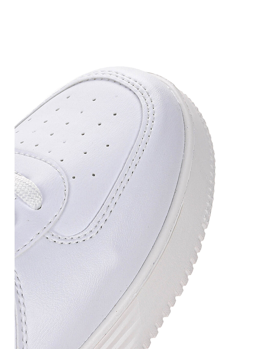 Beyaz Bağcıklı Yürüyüş Erkek Spor Ayakkabı 4197 Base Mid-5