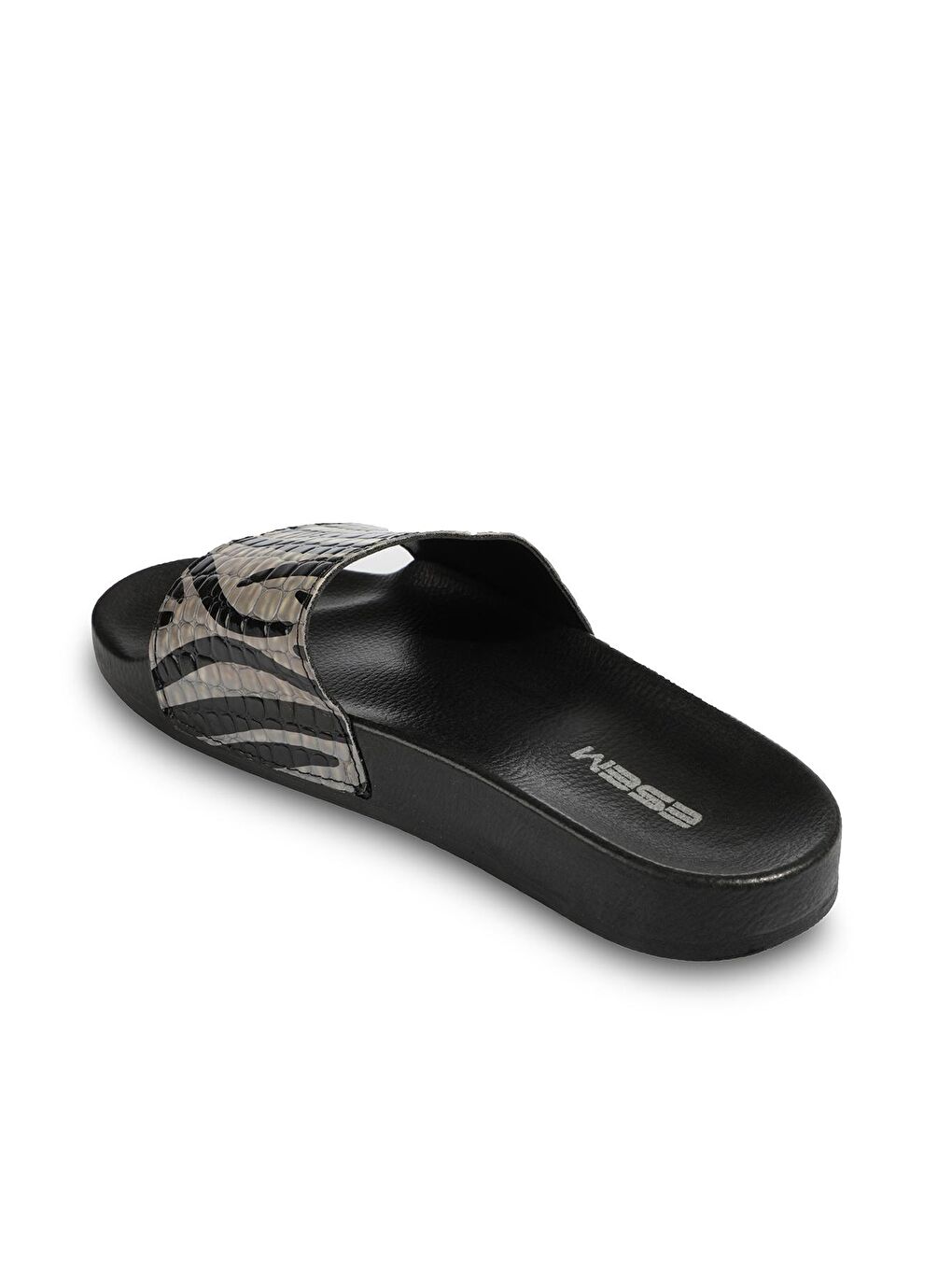 SL-Z8801-1 Kadın Terlik Siyah Kamuflaj-1