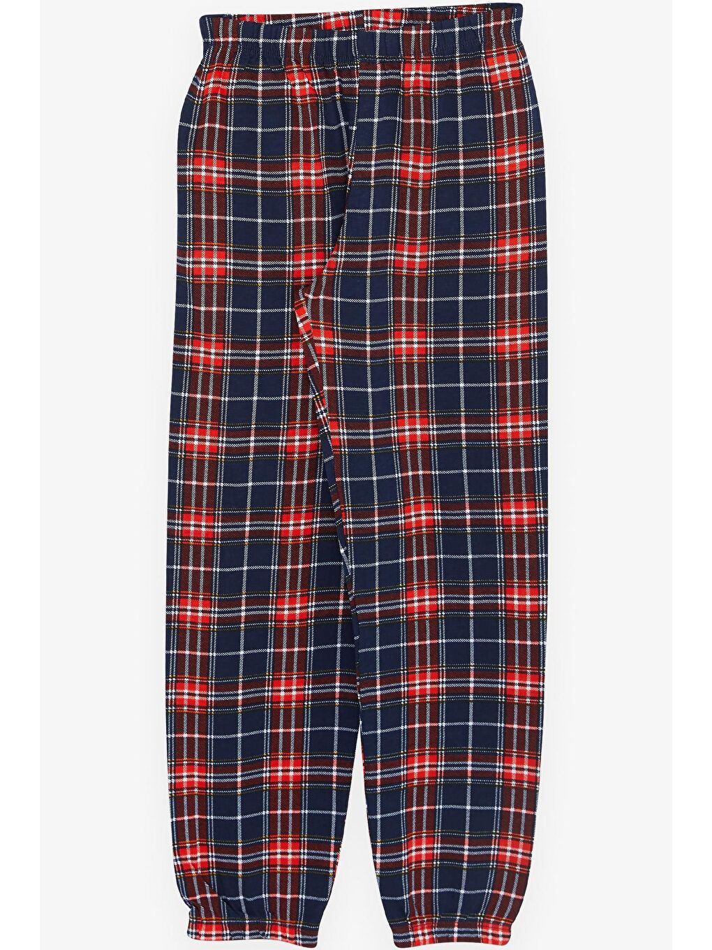 Erkek Çocuk Pijama Takımı Ekose Desenli Karışık Renk (5 Yaş)-3