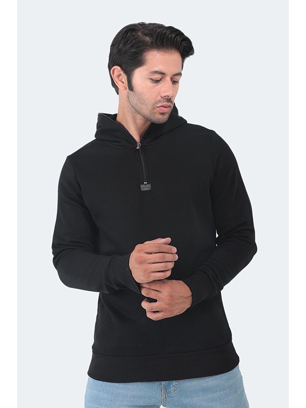 SLAZENGER Siyah BAHA Erkek Sweatshirt Siyah - 1