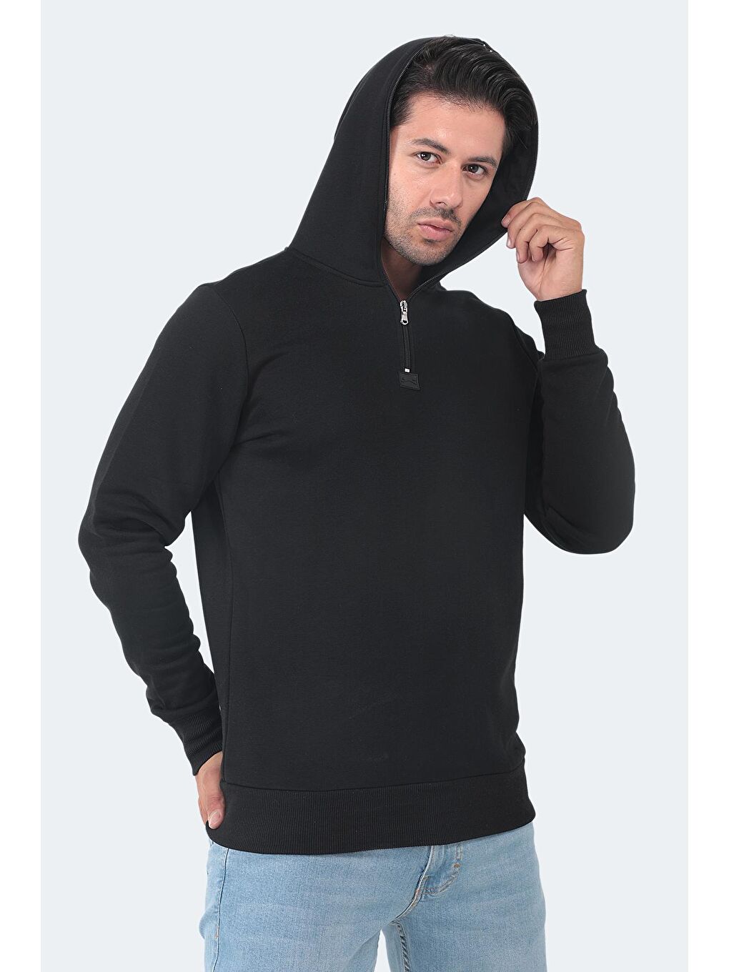 SLAZENGER Siyah BAHA Erkek Sweatshirt Siyah - 2