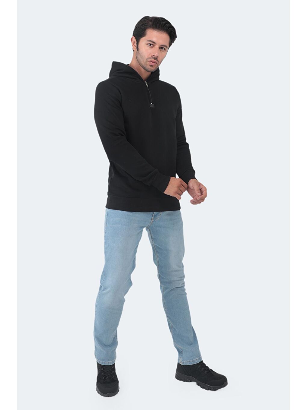 SLAZENGER Siyah BAHA Erkek Sweatshirt Siyah - 3