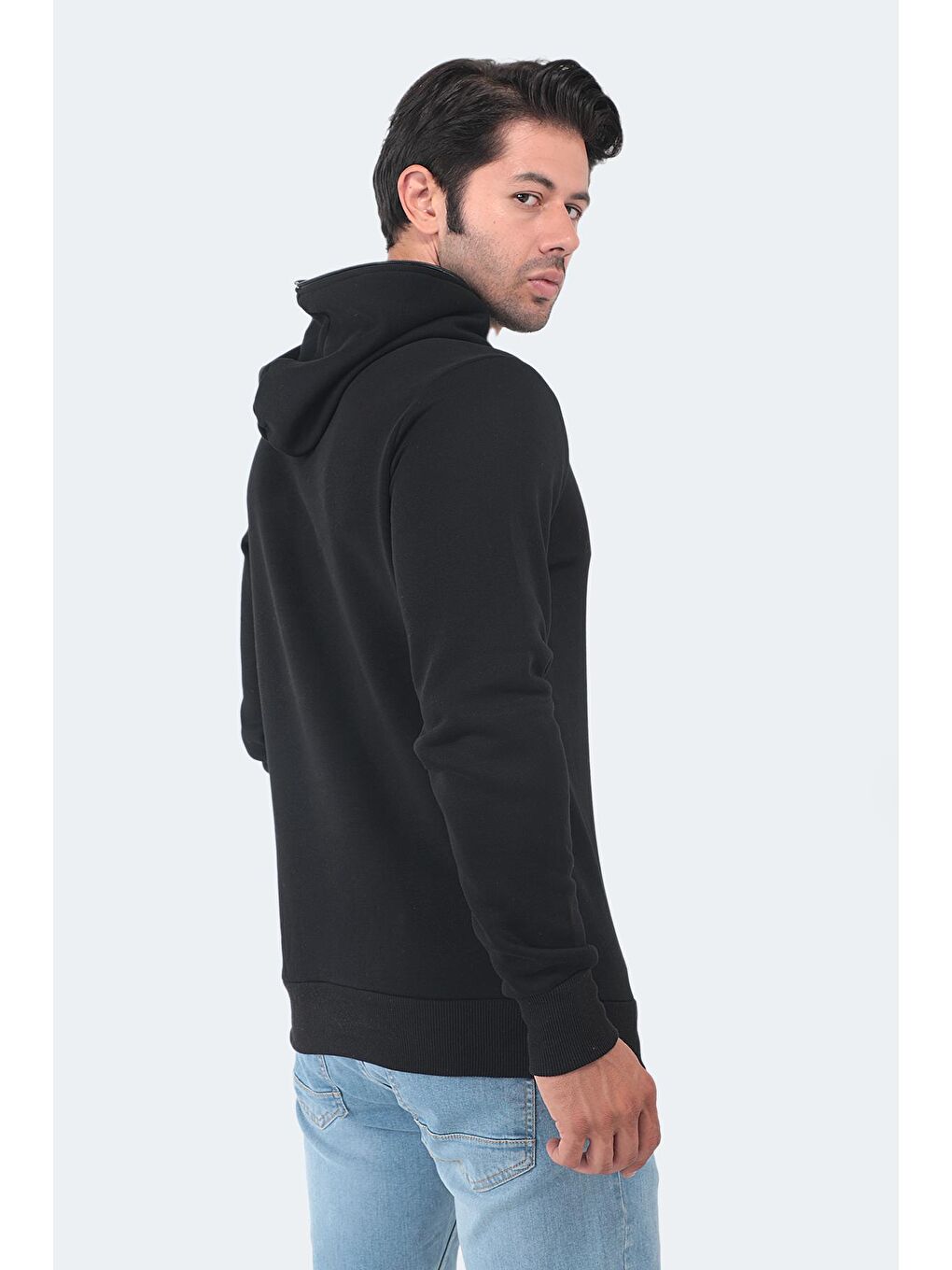 SLAZENGER Siyah BAHA Erkek Sweatshirt Siyah - 4