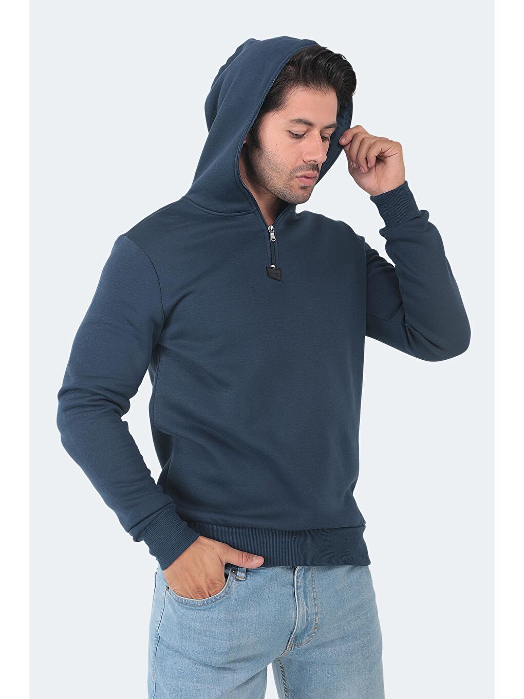 SLAZENGER İndigo BAHA Erkek Sweatshirt Indigo - 2