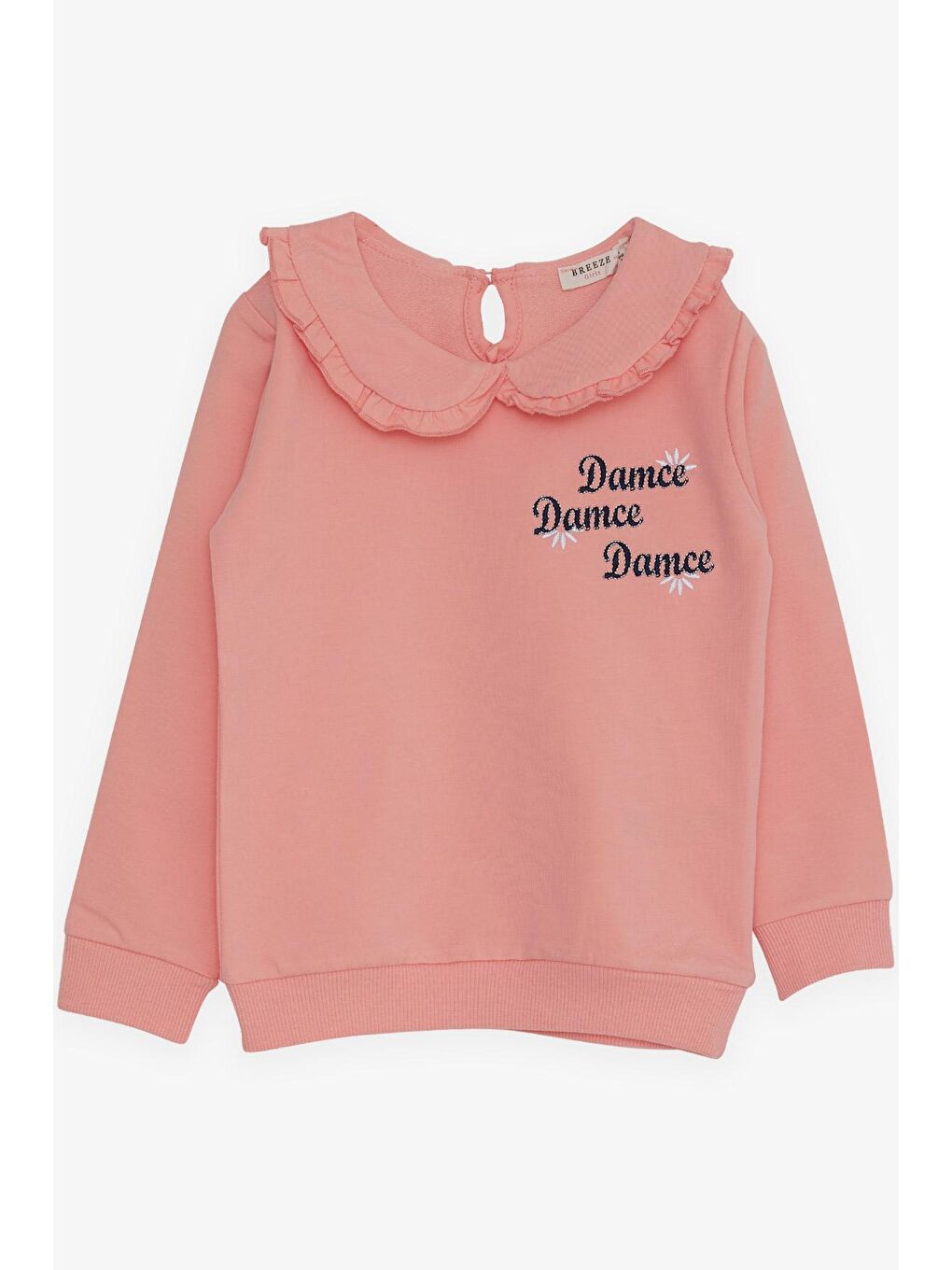 Breeze Somon Kız Bebek Sweatshirt Bebe Yaka Somon (1.5-2 Yaş)