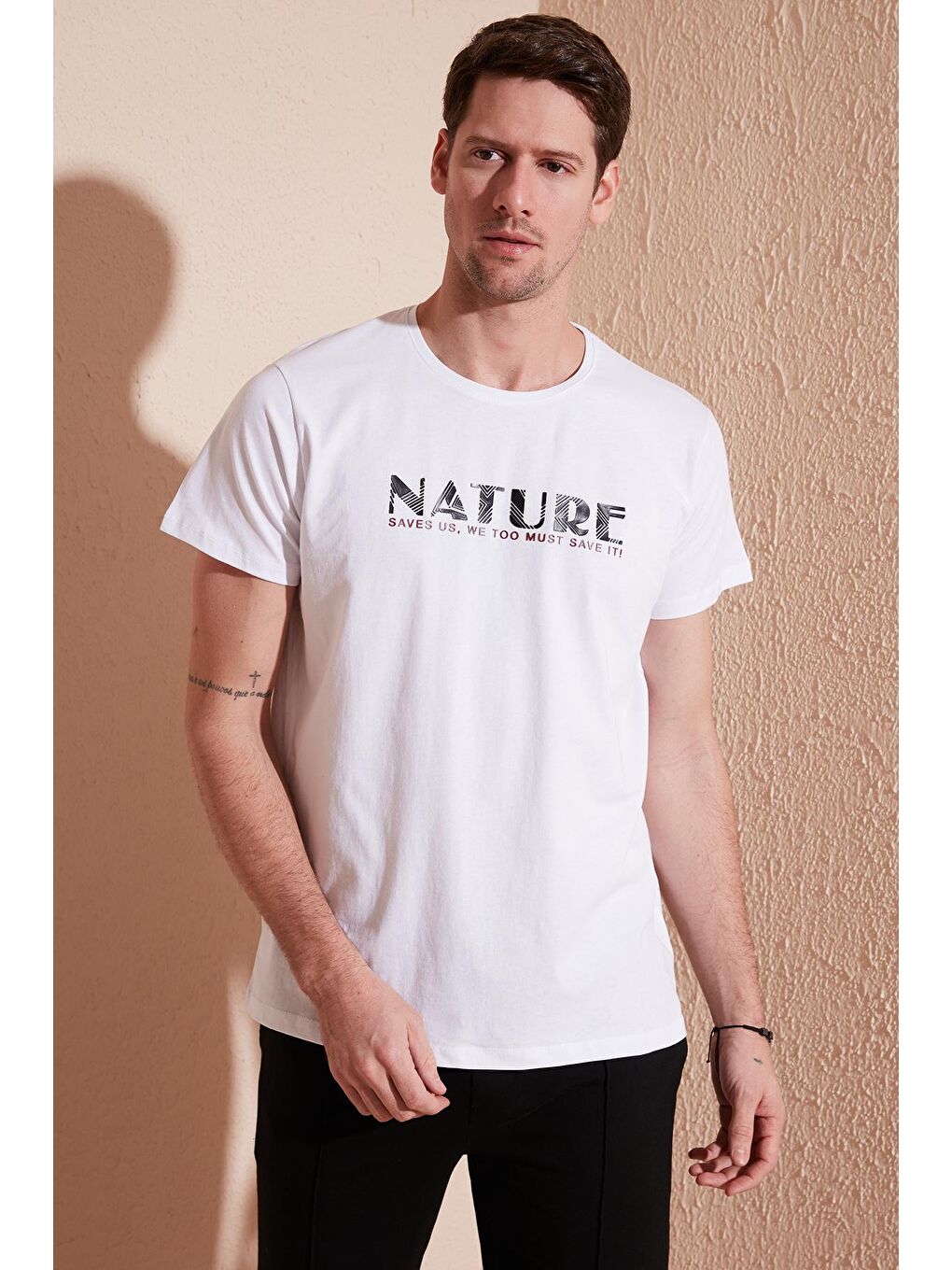 Buratti Beyaz T Shirt 541NATURE