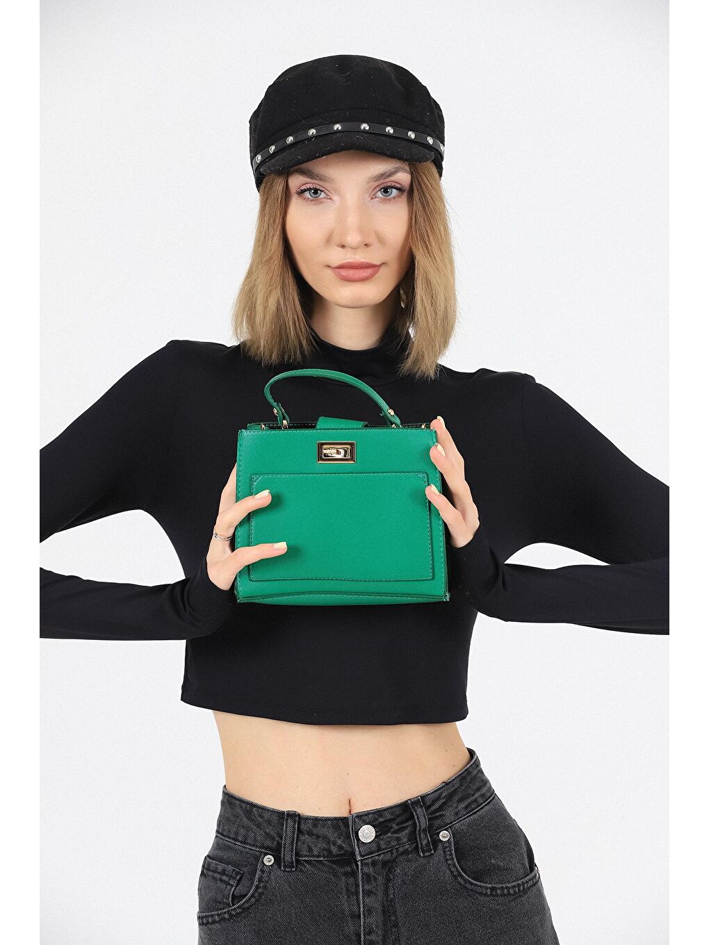 Yeşil Omuz Çantası