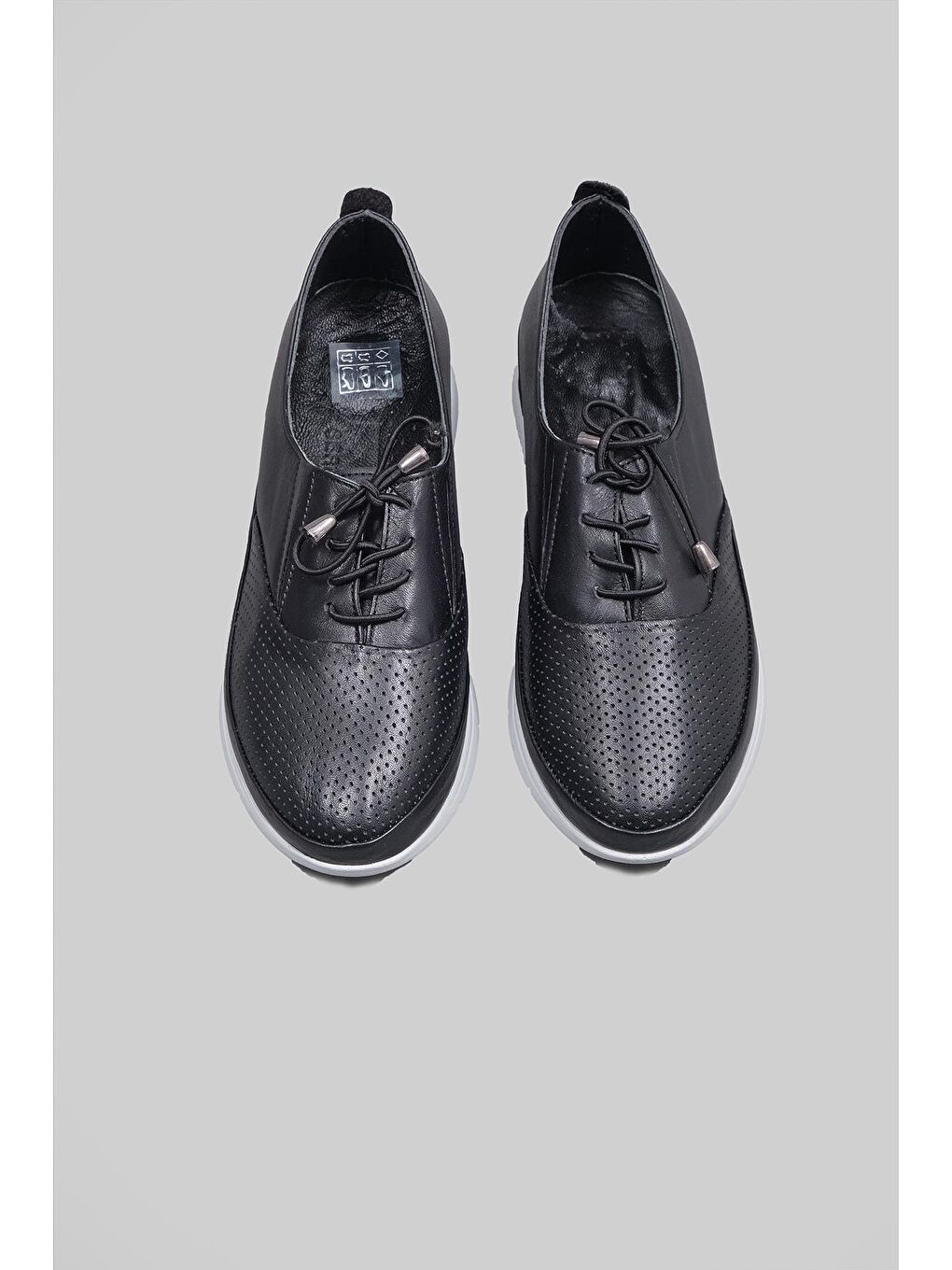 Siyah Serdar Yeşil Lucy Hakiki Deri Rahat Kalıplı Yumuşak Ve Hafif Tabanlı Ayakkabı Kadın-3