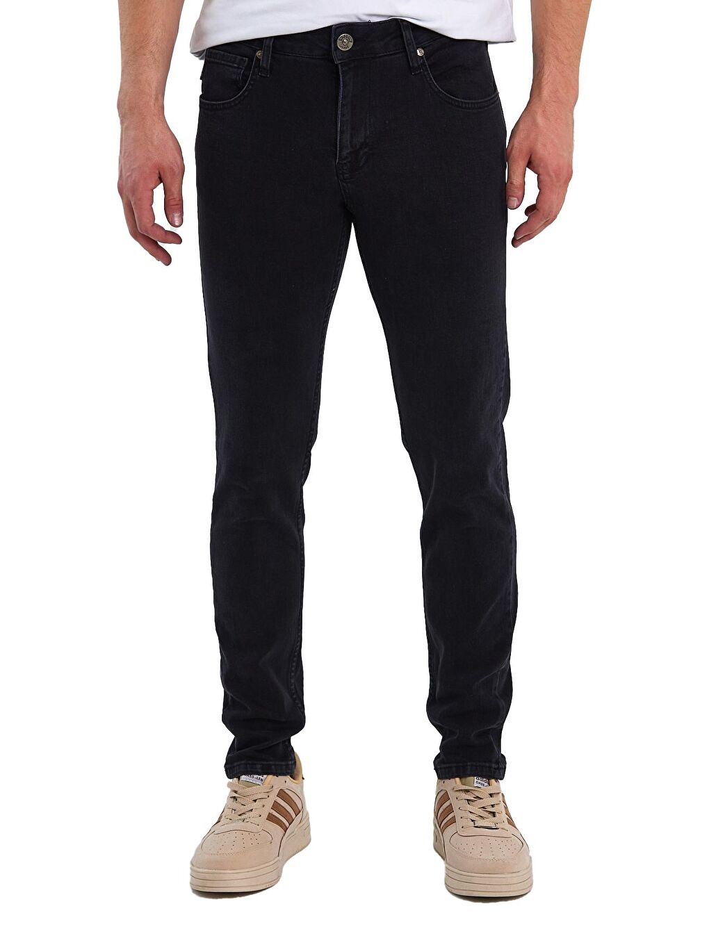 Gri Erkek Jean Pantolon Skinny Danny