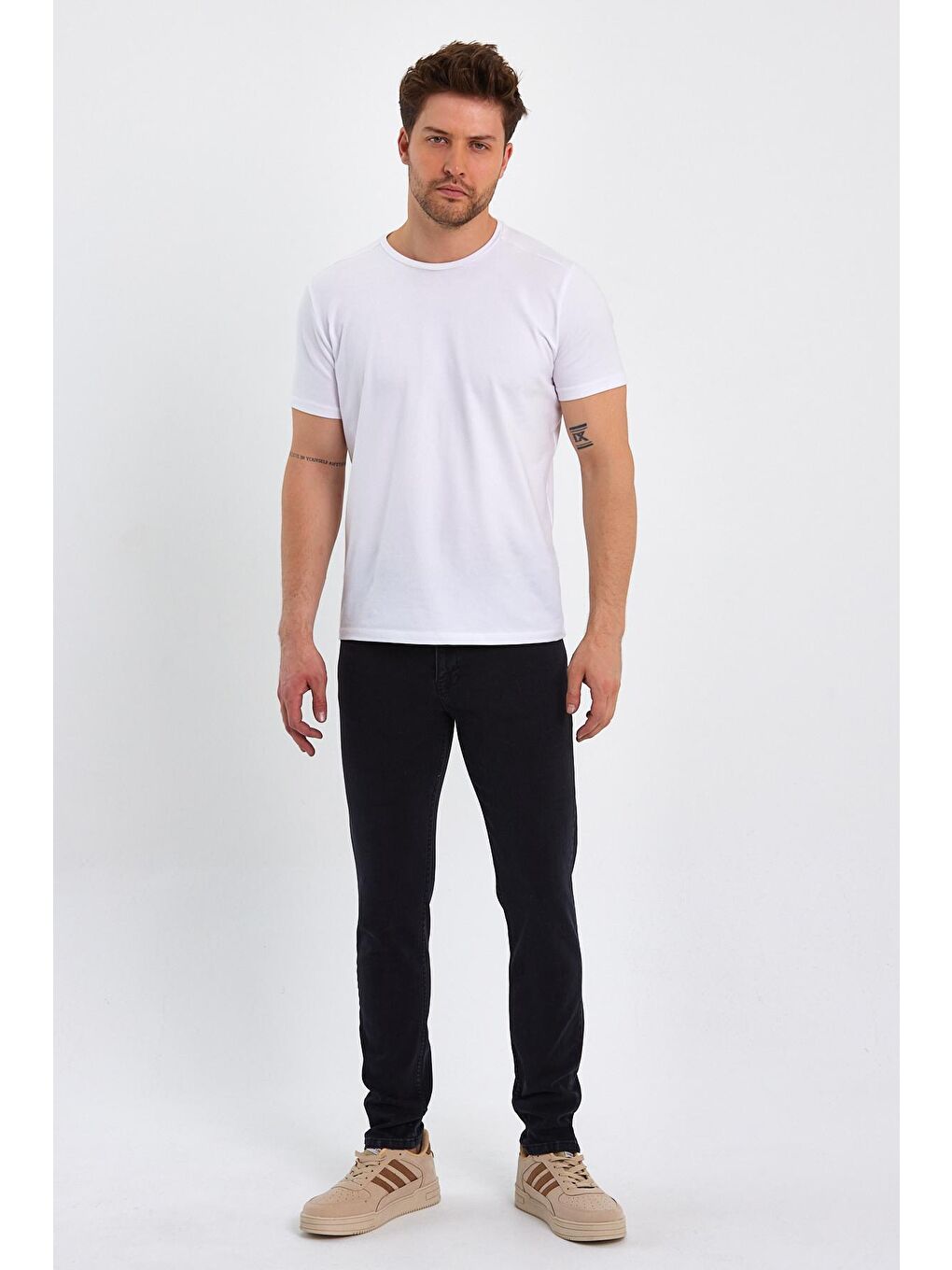 Gri Erkek Jean Pantolon Skinny Danny-1