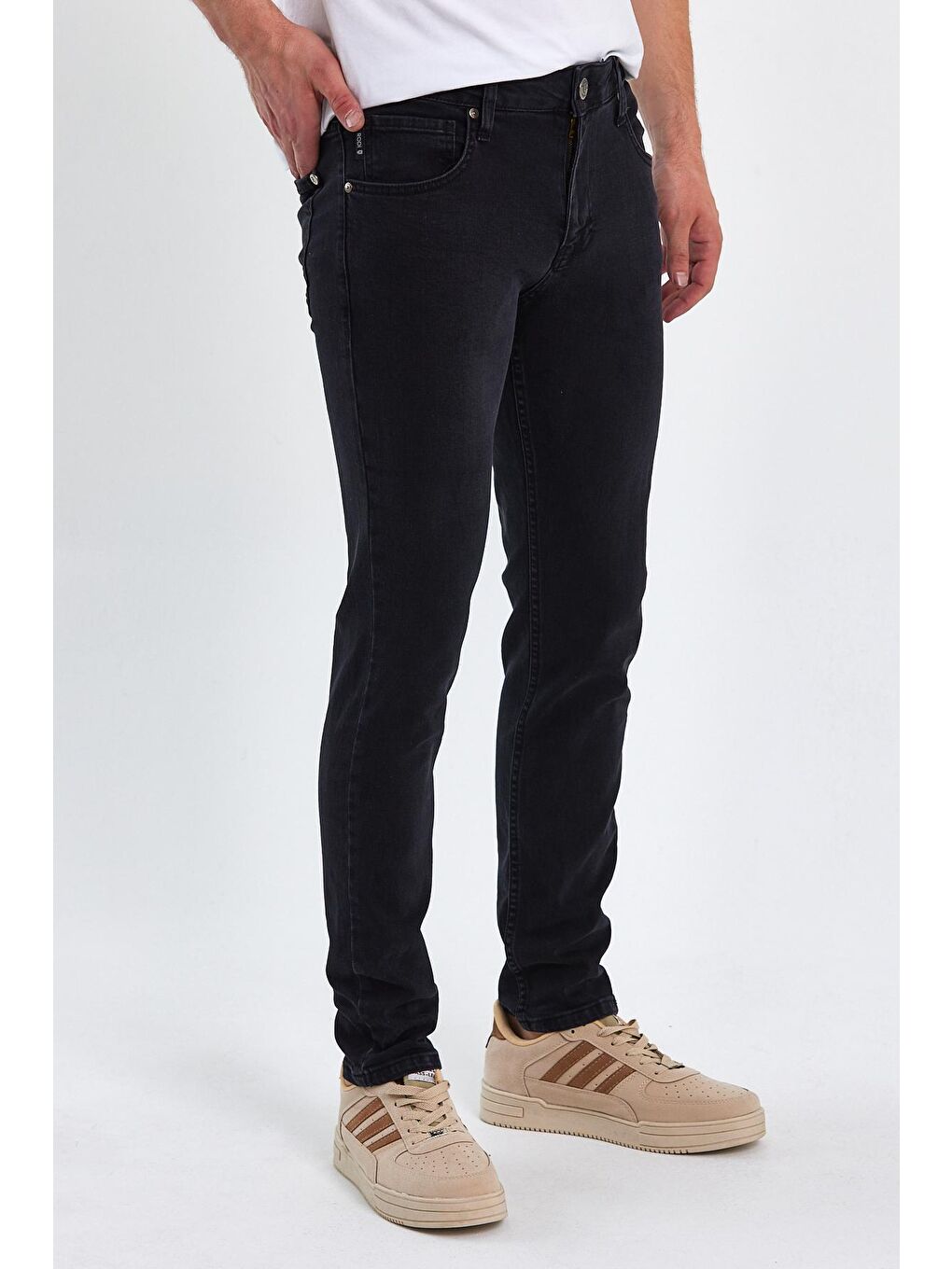 Gri Erkek Jean Pantolon Skinny Danny-2