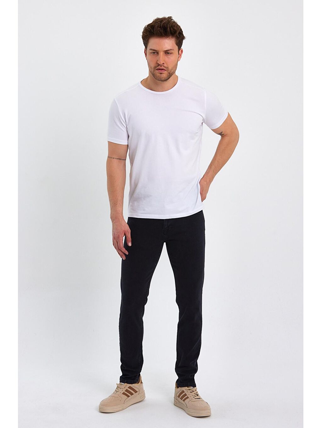 Gri Erkek Jean Pantolon Skinny Danny-3