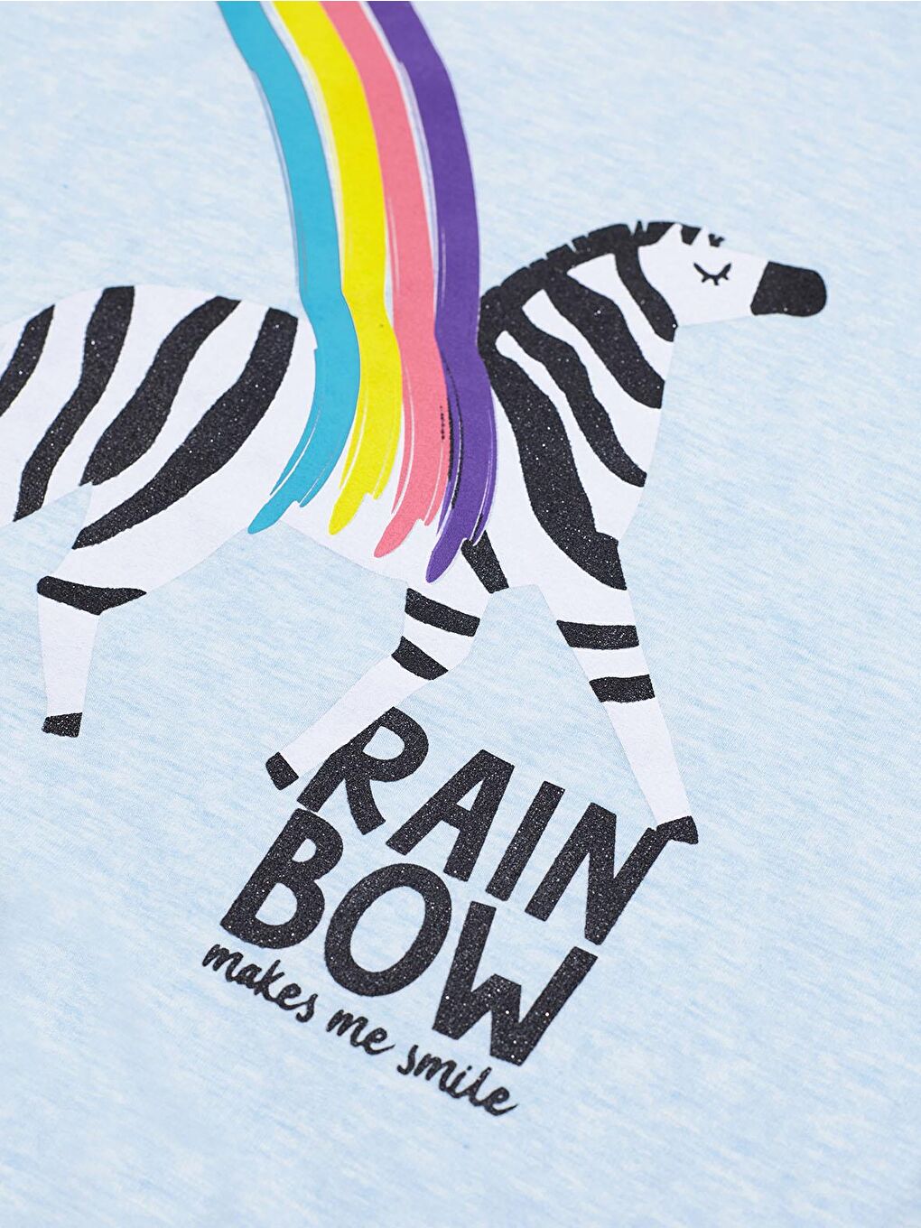 MSHB&G Karışık Rainbow Zebra Kız Tayt Takım - 4