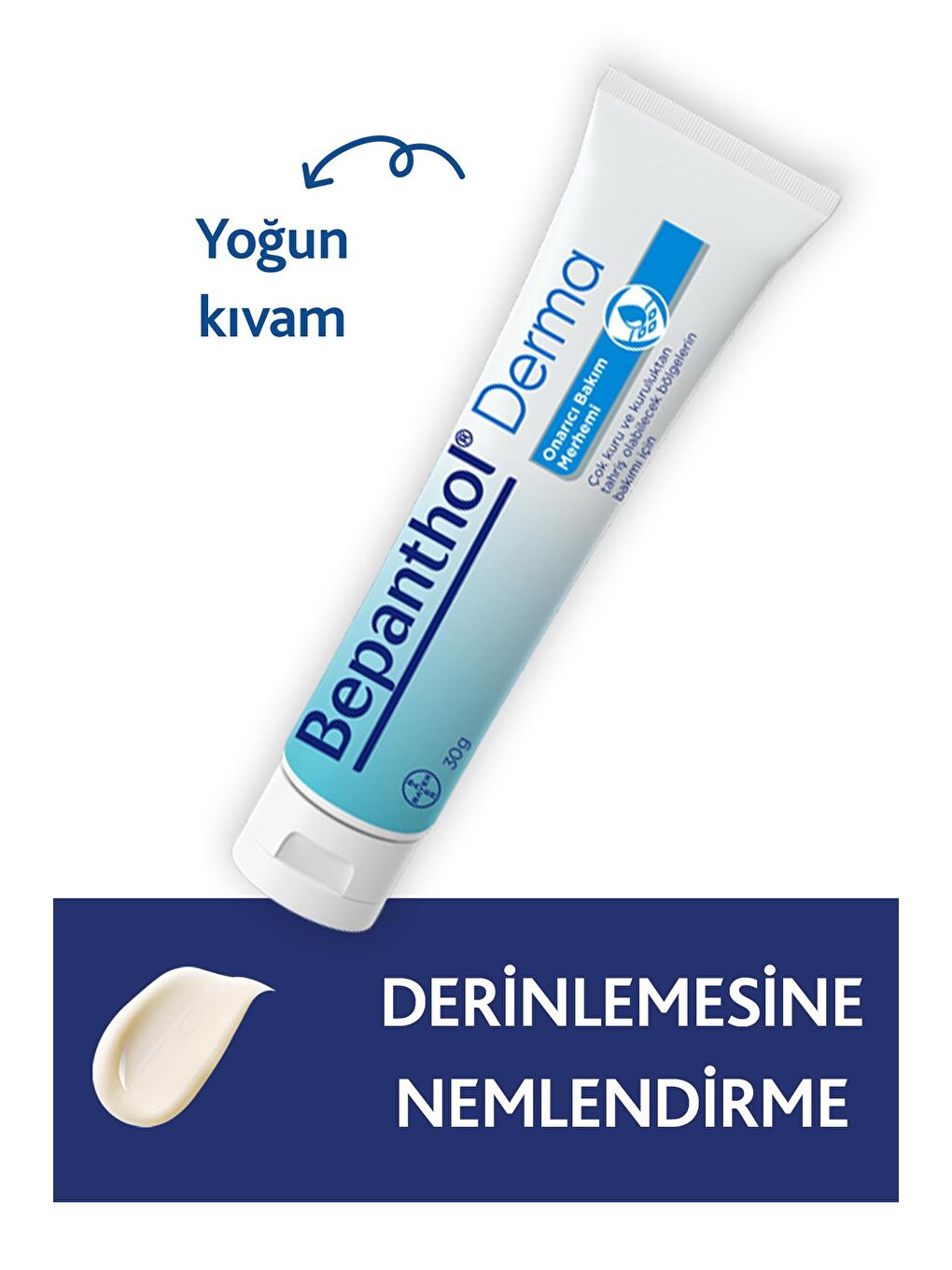 Bepanthol Şeffaf Onarıcı Bakım Merhemi 30 gr + Dudak Kremi 7,5 ml l Avantajlı Günlük Bakım Seti - 1