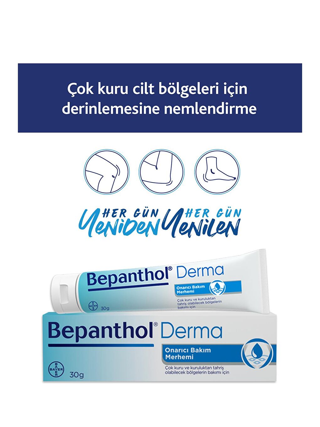 Bepanthol Şeffaf Onarıcı Bakım Merhemi 30 gr + Dudak Kremi 7,5 ml l Avantajlı Günlük Bakım Seti - 3