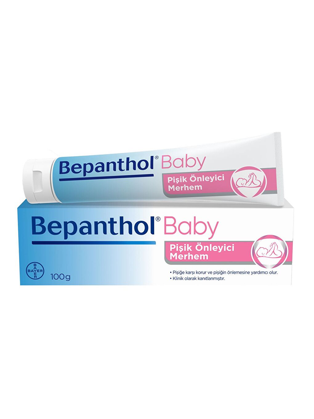 Bepanthol Baby Pişik Önleyici Merhem 100 g + Müslin Bebek Örtüsü - 1