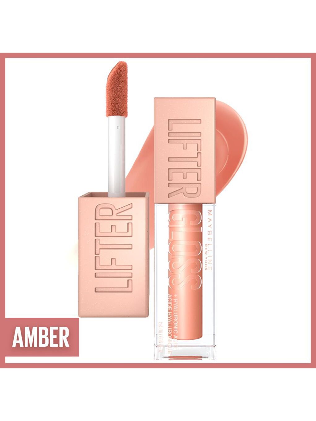 MAYBELLINE NEWYORK Nude Lifter Gloss Nemlendirici Dudak Parlatıcısı - 007 Amber