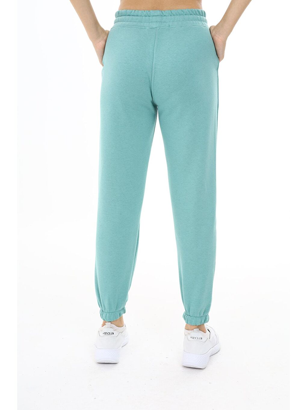 Turkuaz Kız Çocuk Baskısız Eşofman Alt 7-13 Yaş Lx274-2