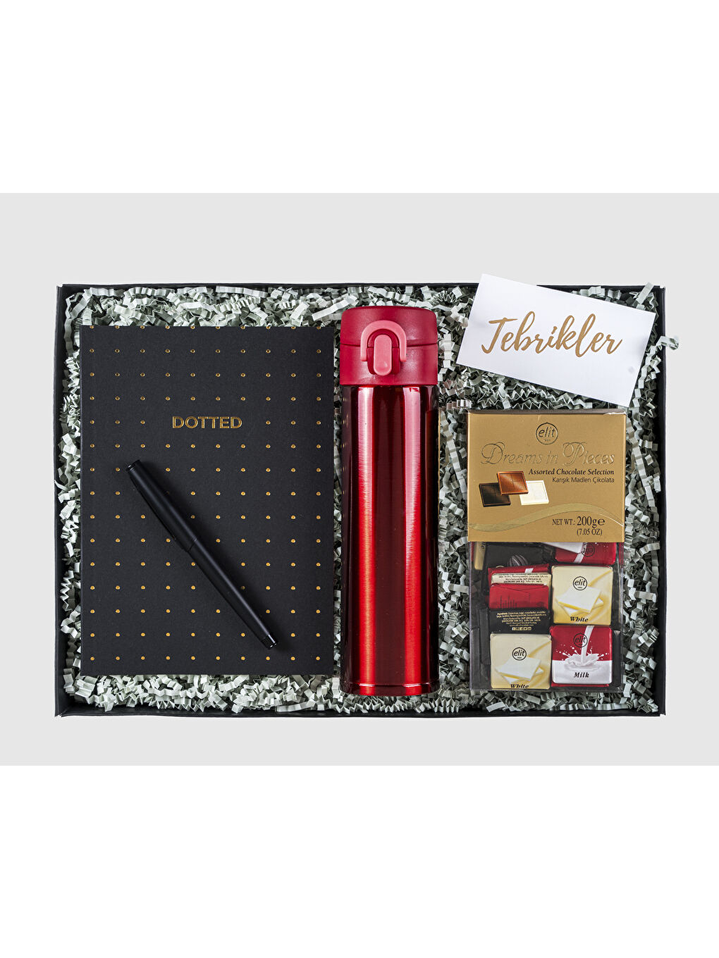 Siyah Ofiste Keyif Hediye Kutusu