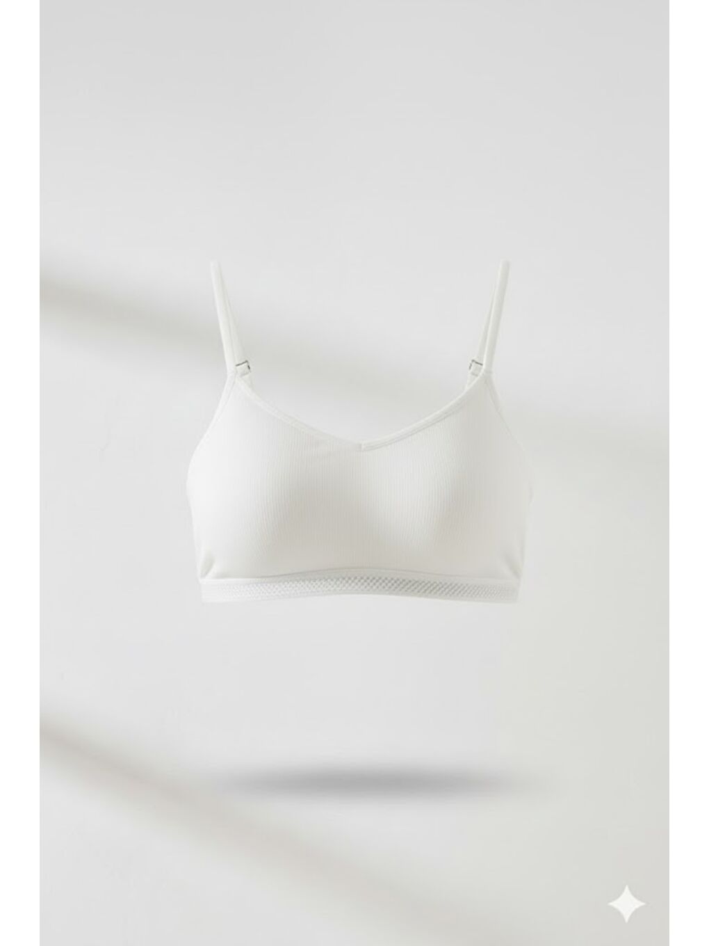 C11423 Kadın Modal Pamuk Kaplı Büstiyer Beyaz