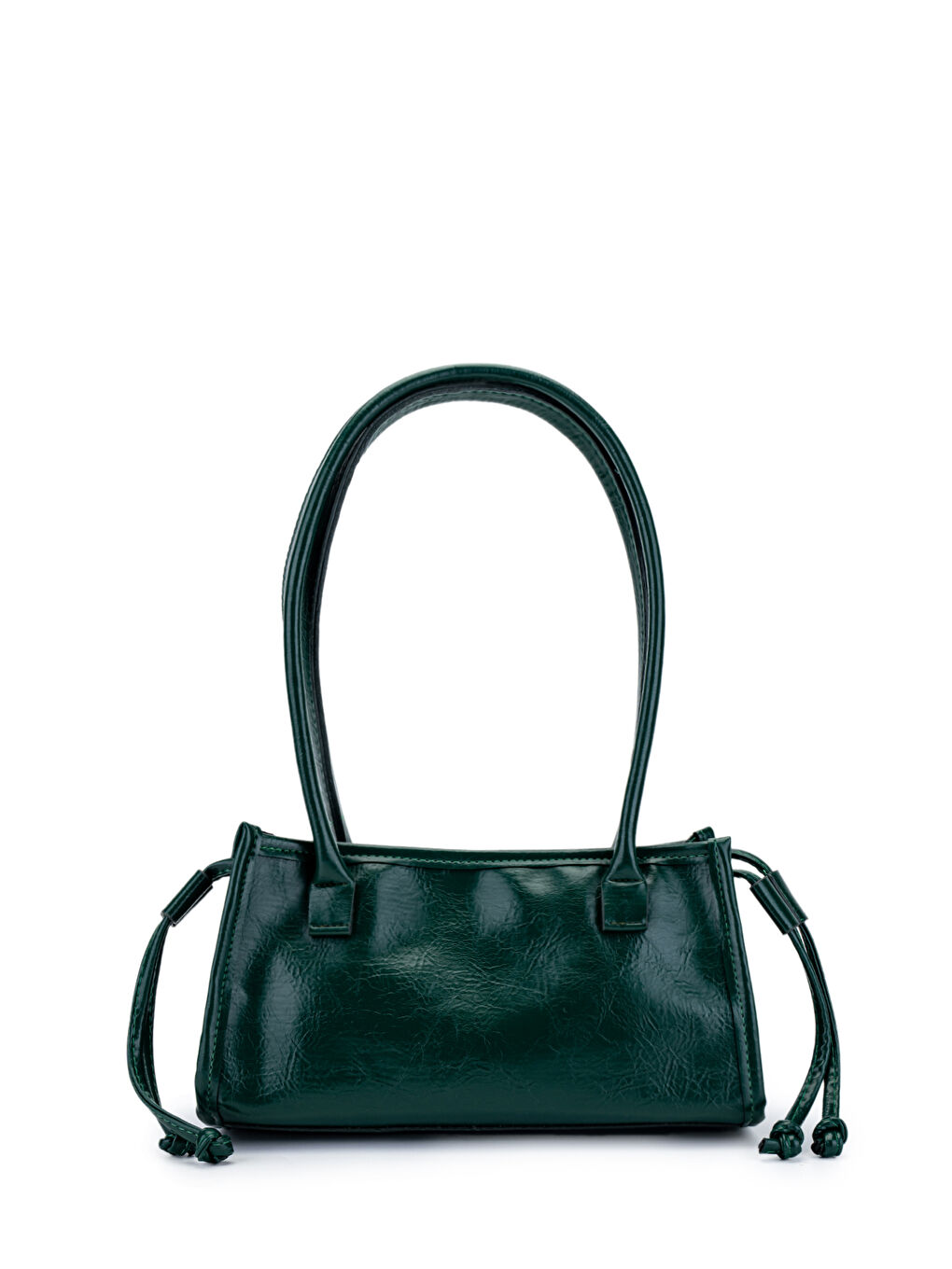 Kemer Detaylı Suni Kılçıllı Deri Kadın Omuz Çanta Girls Yeşil-1