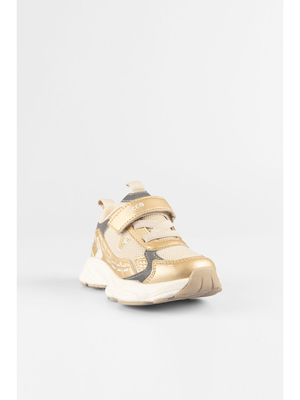 Sarı Tag Basic Kız Okul Öncesi Altın Spor Ayakkabı-2