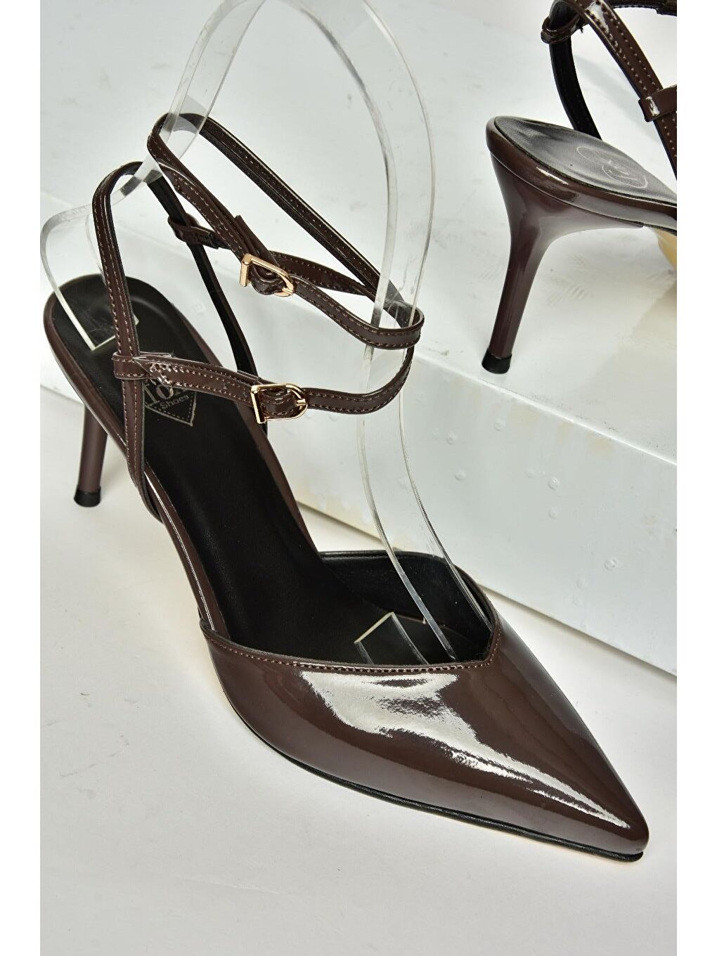 U6540781 Kahverengi Kadın Topuklu Ayakkabı