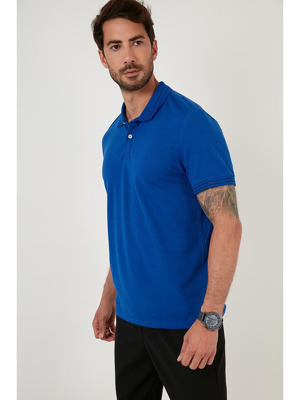 Mavi Regular Fit Düğmeli %100 Pamuklu Polo Tişört 5902325-2