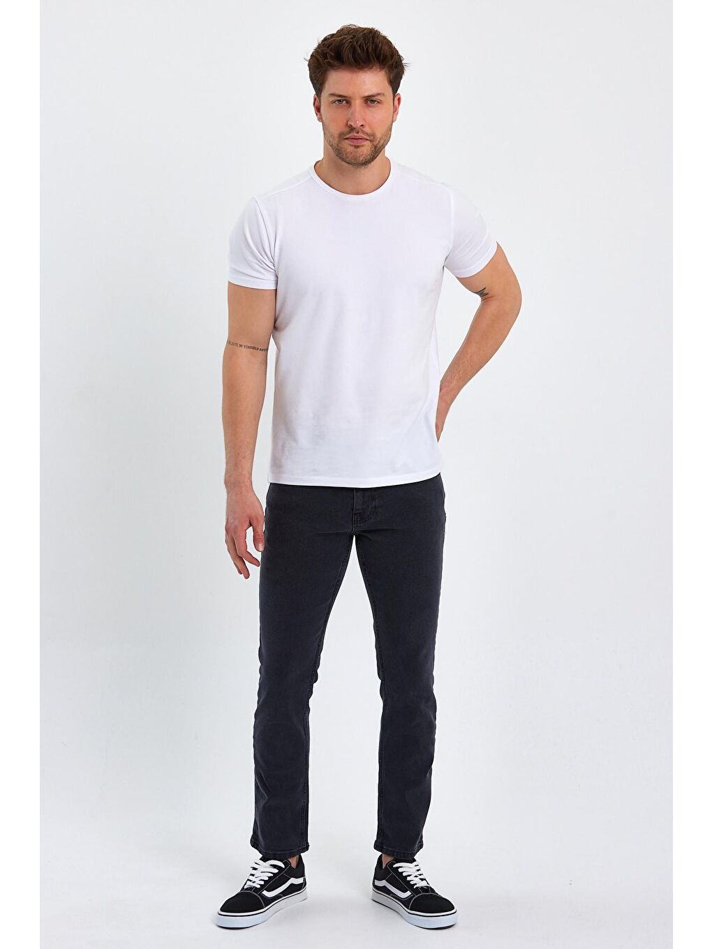 Gri Erkek Jean Pantolon Slimfit Arjen-1