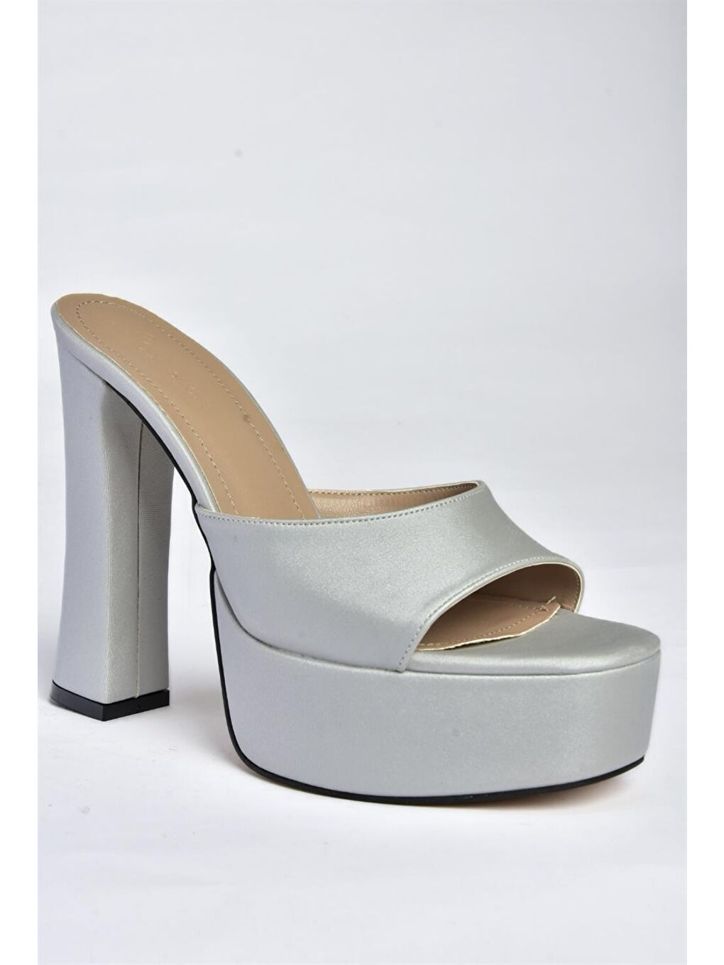 Gri P404560604 Gümüş Kadın Terlik-4