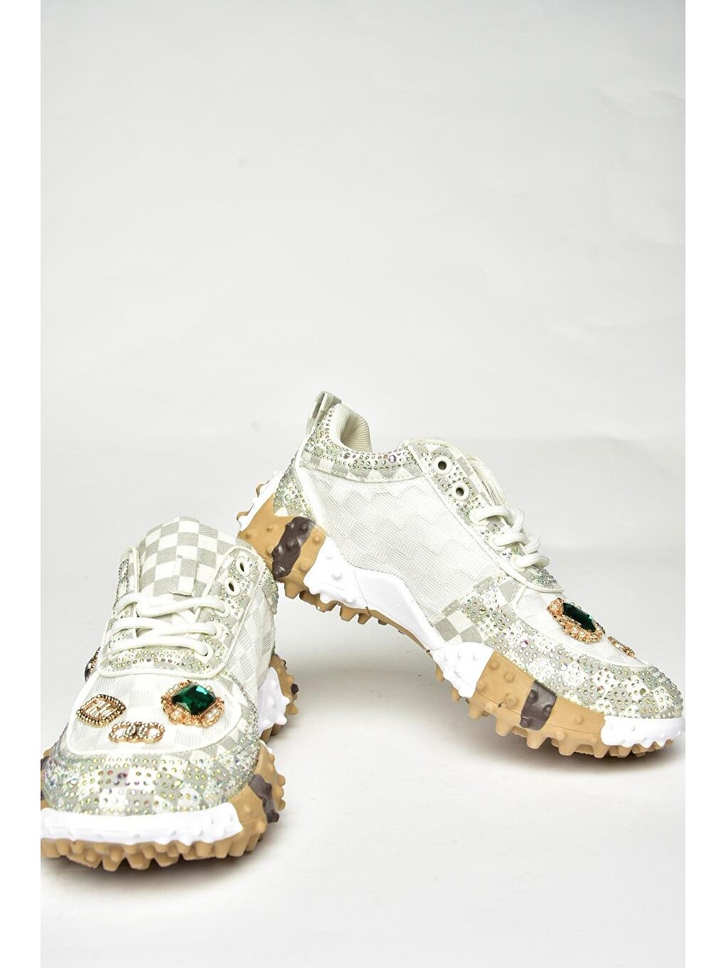 U3801436 Bej Kadın Sneakers-1