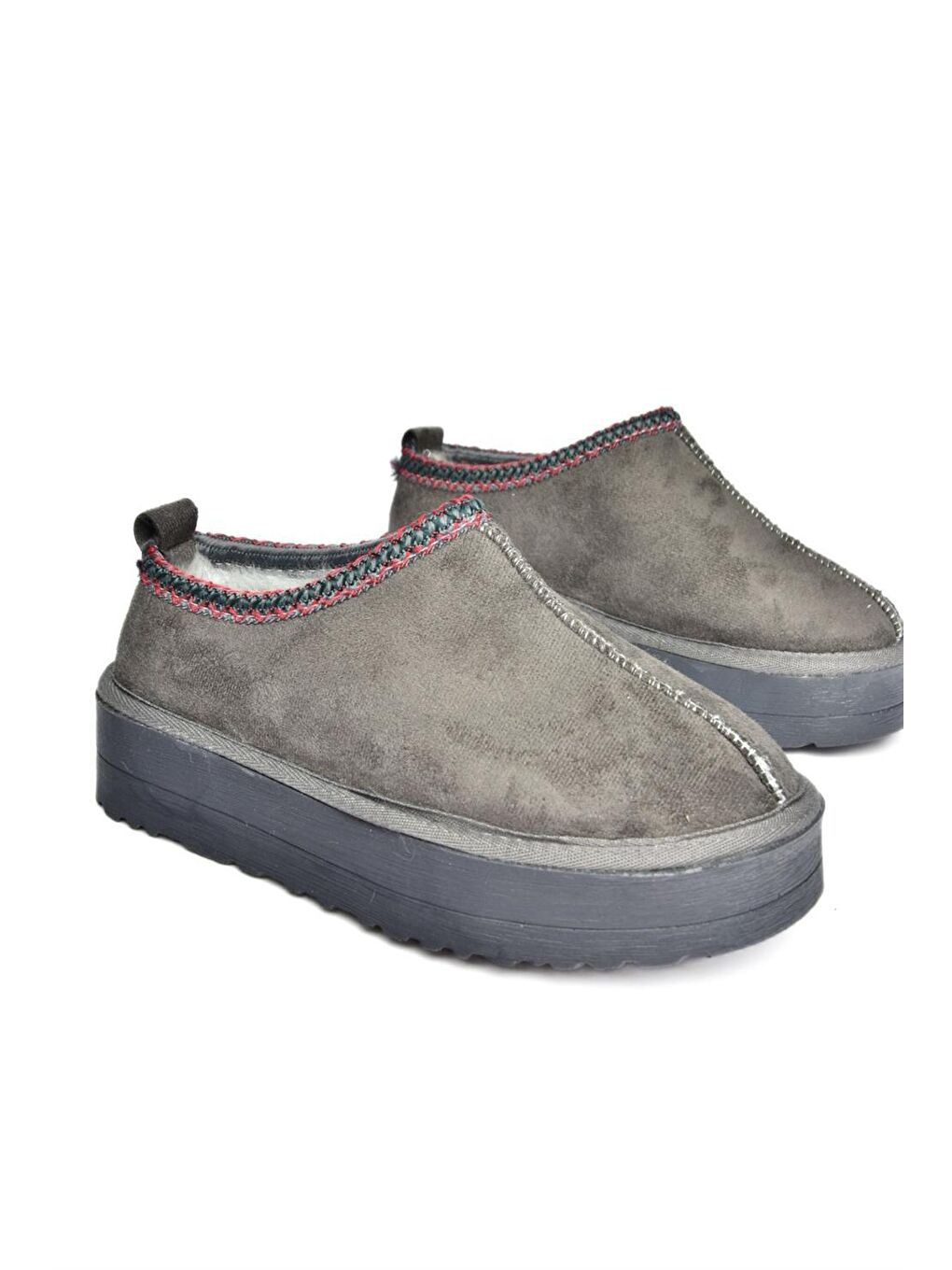 Gri R6120473 Füme Kadın Terlik-4