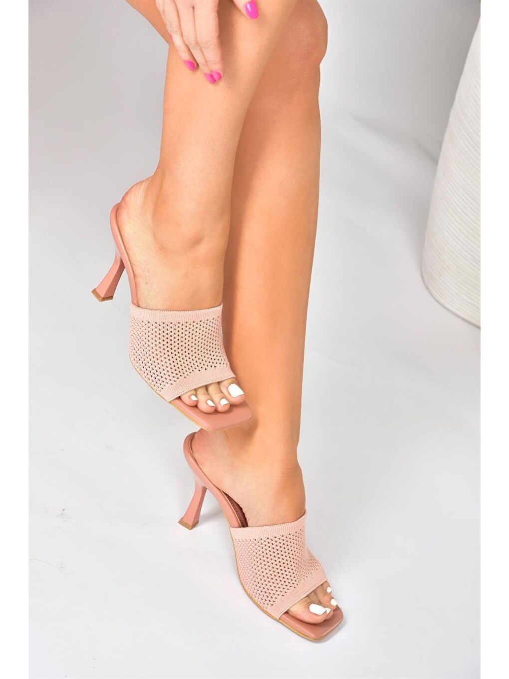 Pembe P590033357 Pudra Kadın Terlik
