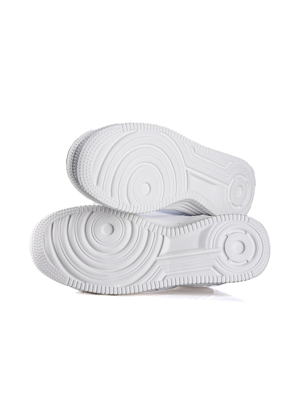 Beyaz Bağcıklı Yürüyüş Kadın Spor Ayakkabı 4197 Base Mid-5