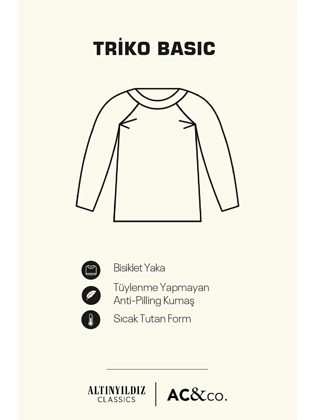 Erkek Bej Anti-Pilling Tüylenme Yapmayan Standart Fit Normal Kesim Bisiklet Yaka Triko Kazak-2