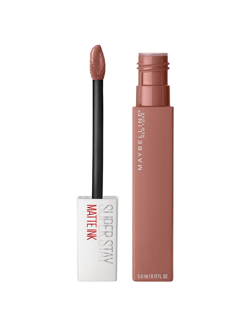 MAYBELLINE NEWYORK Nude Super Stay Matte Ink Likit Mat Ruj - 65 Seductress (Nude) - 1