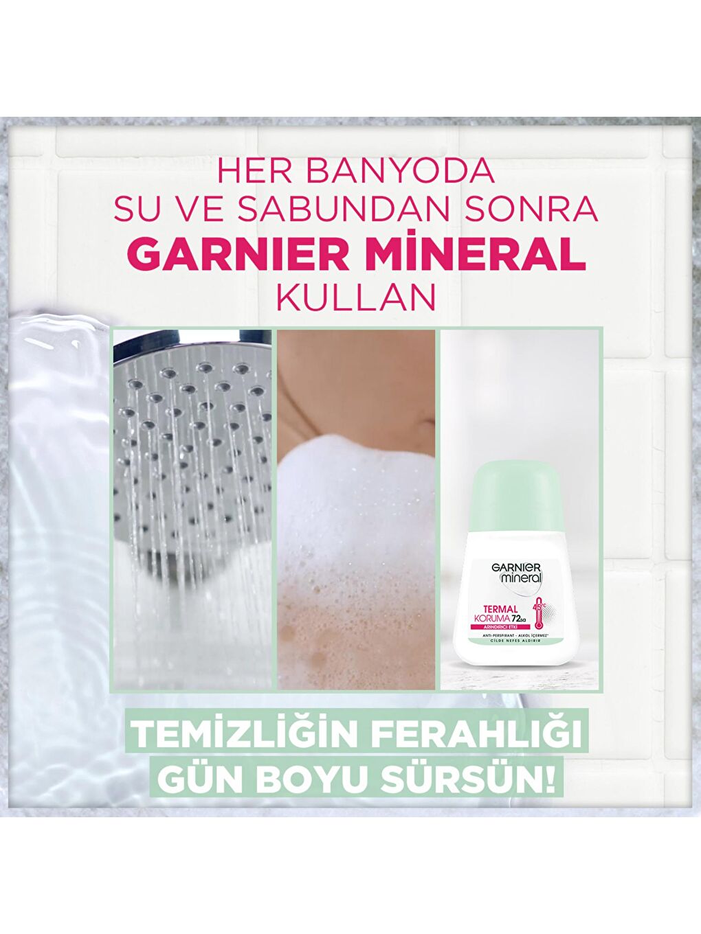 GARNIER Şeffaf Mineral Termal Koruma Roll-On Deodorant - 2