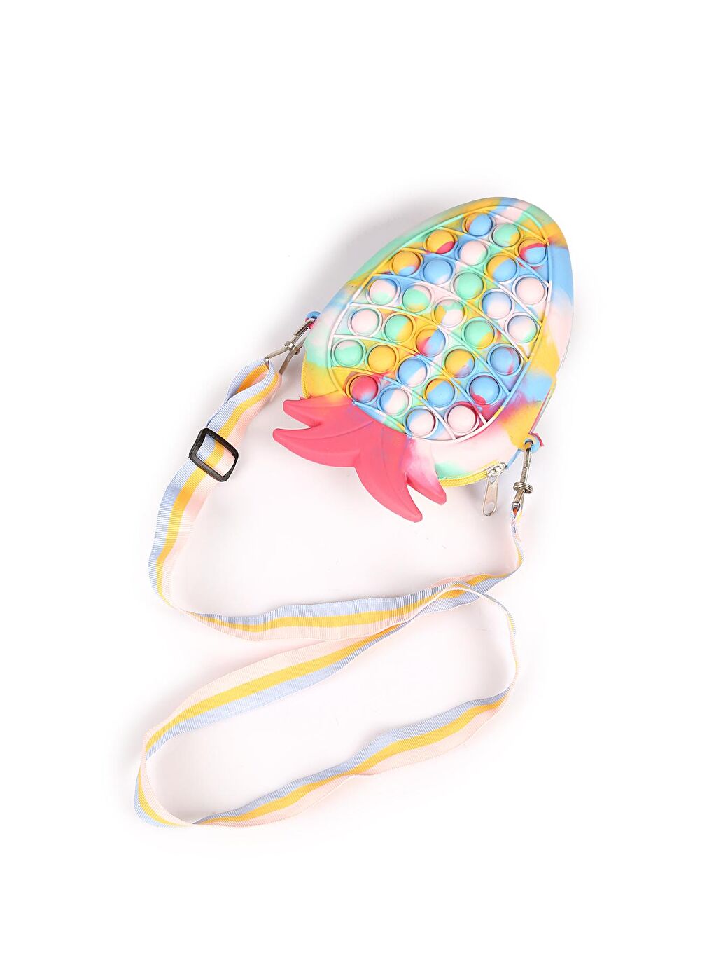 Mavi Pop It Silikon Omuz Çantası-3