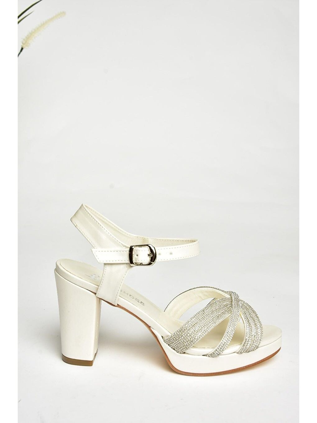 Bej U2460576 Sedef Kadın Topuklu Ayakkabı-1