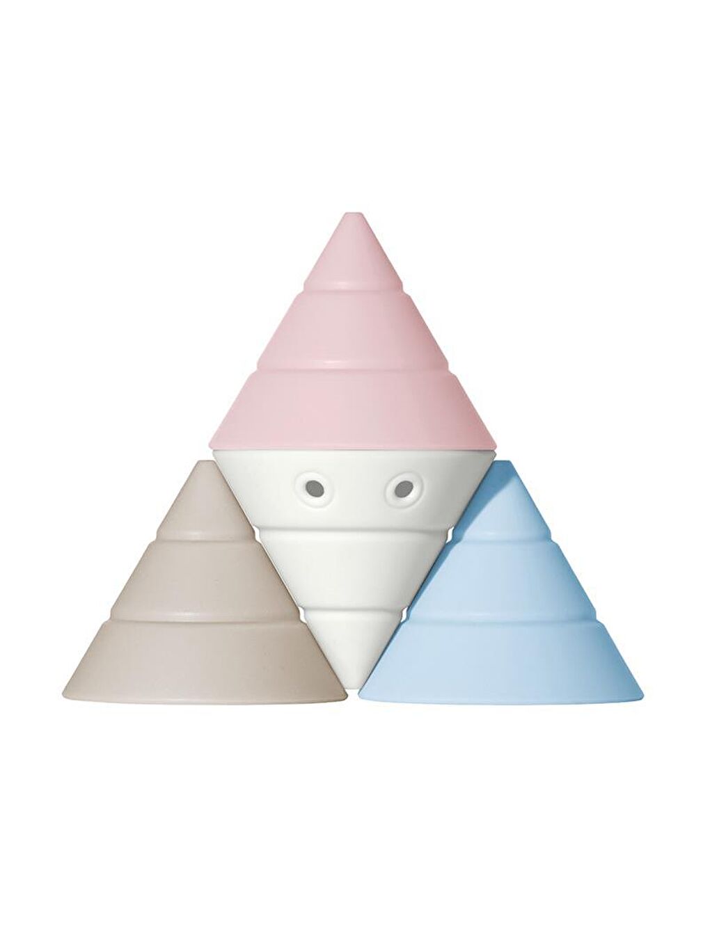 Moluk Karışık Hix - Pastel White, Baby Pink, Beige, Ice Blue - 5