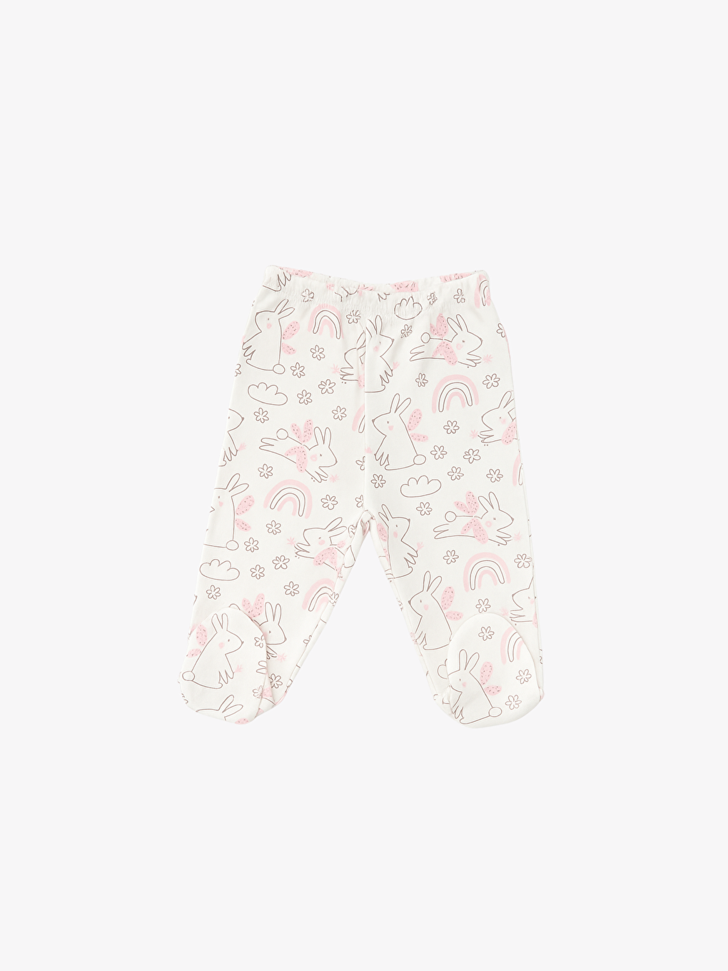 Pembe Zarf Yaka Uzun Kollu Kız Bebek Takım-2