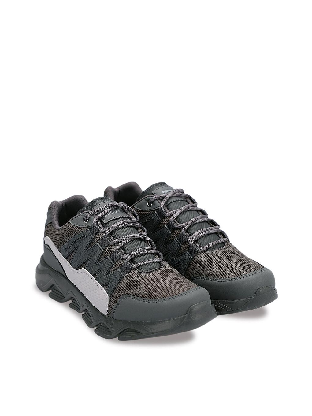 KADEN I Sneaker Erkek Ayakkabı Koyu Gri-1