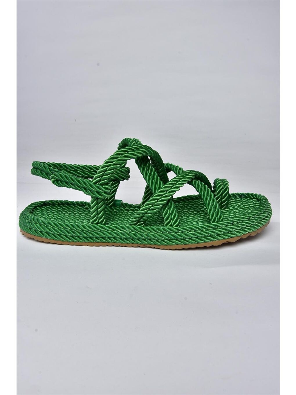 F470135104 Yeşil Kadın Sandalet-1