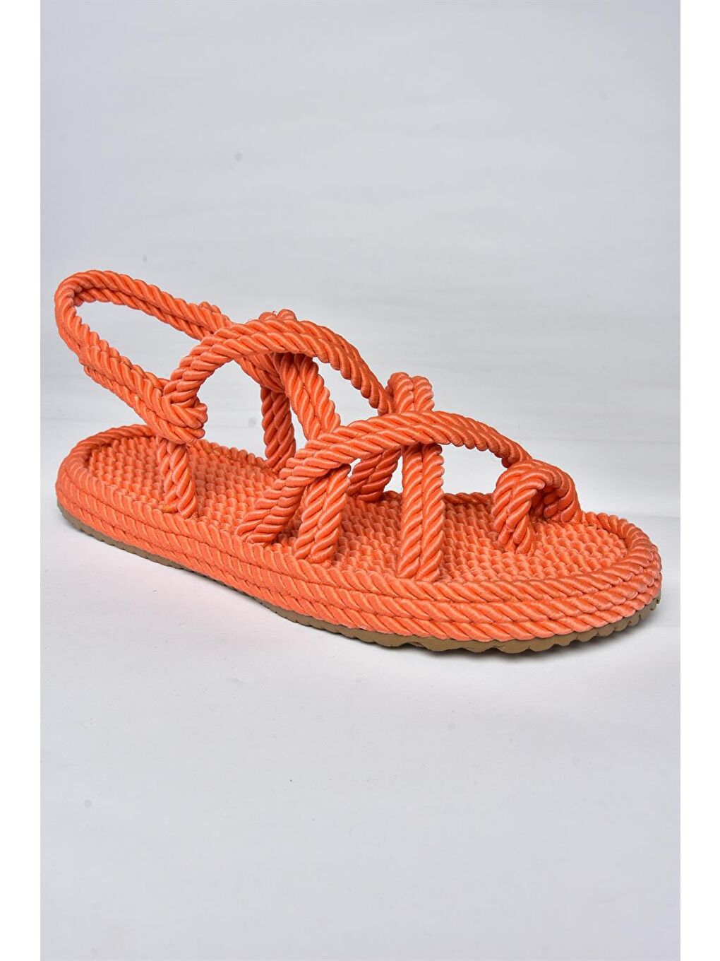 F470135104 Turuncu Kadın Sandalet-1